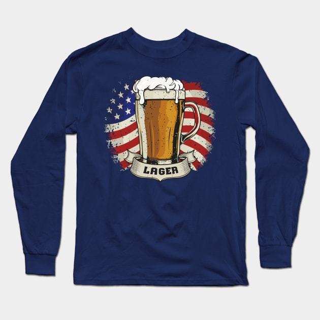 National Lager Day – December Long Sleeve T-Shirt by irfankokabi